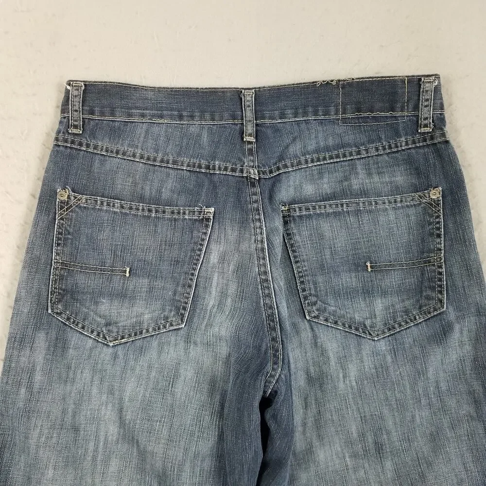 Calvin Klein‎ Jeans Mens 32x30 Blue Straight Leg Denim Classic Casual RN 36009